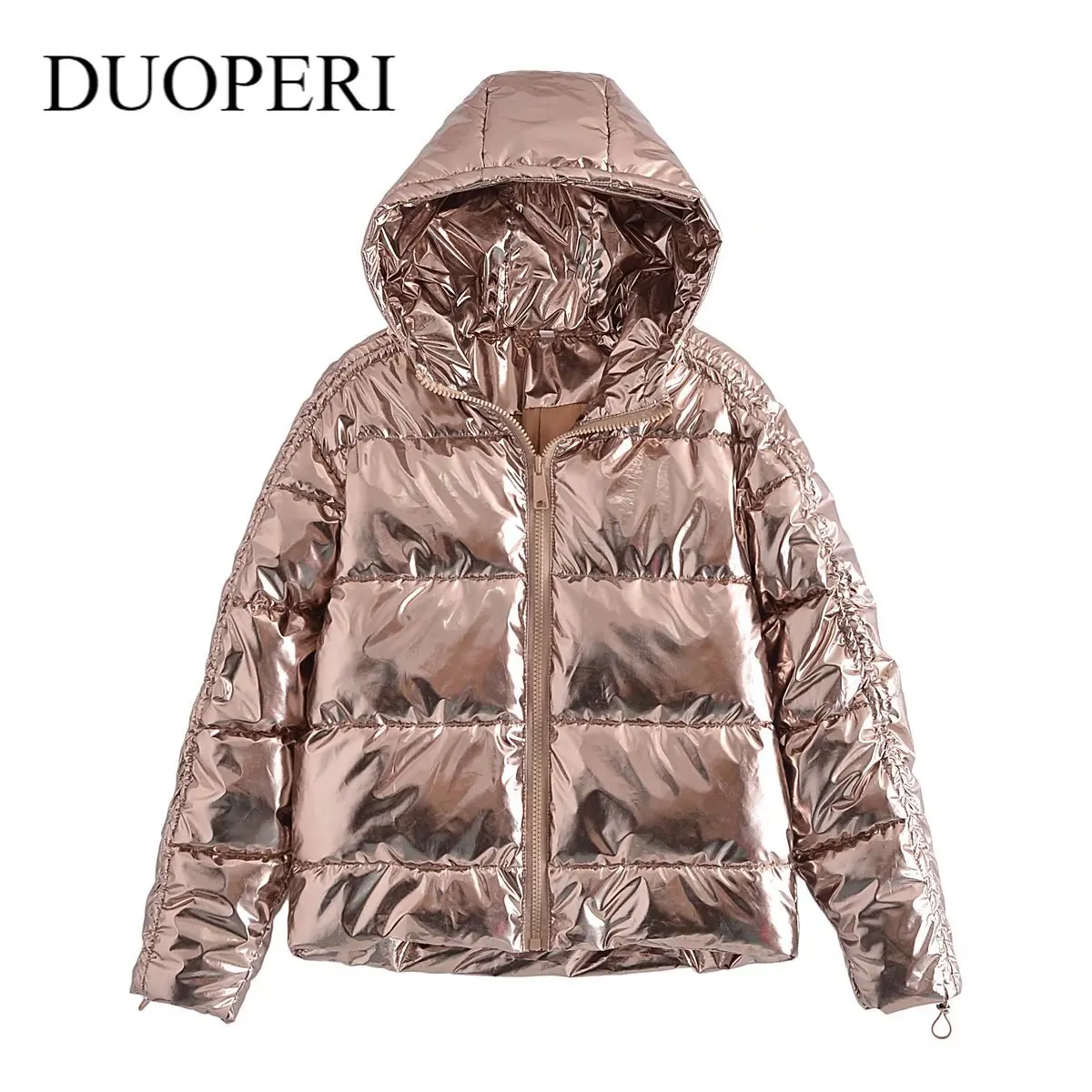 Куртка DUOPERI женская с молнией спереди, модный однотонный пуховик с длинным рукавом, с капюшоном, шикарный топ, наряд
Куртка DUOPERI женская с молнией спереди, модный однотонный пуховик с длинным рукавом, с капюшоном, шикарный топ, наряд