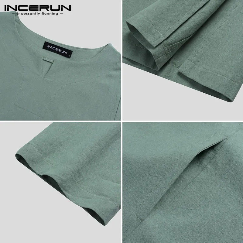 Vintage Men Long Shirts INCERUN Leisure Long Sleeve V Neck Robes Shirts Chinese Style Retro Clothing Man Solid Cotton Camisa 3XL
Vintage Men Long Shirts INCERUN Leisure Long Sleeve V Neck Robes Shirts Chinese Style Retro Clothing Man Solid Cotton Camisa 3XL