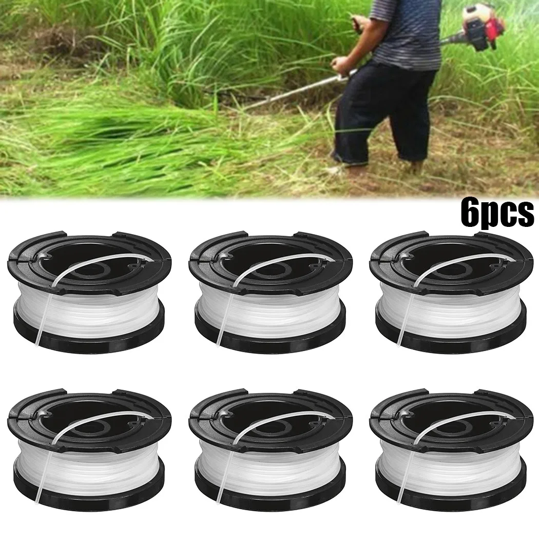 6Pcs Trimmer Spool Line A6481 For Black&Decker ST4525 ST6600 ST7000 ST7200 ST7200-CA ST7500 ST7700 ST7701 STC1820 STC1820PC
6Pcs Trimmer Spool Line A6481 For Black&Decker ST4525 ST6600 ST7000 ST7200 ST7200-CA ST7500 ST7700 ST7701 STC1820 STC1820PC