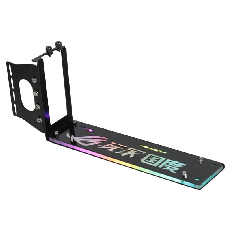 Graphics Card Vertical Holder Computer PCIe 3.0 Vertically GPU Bracket Case kickstand base with LED 5V ARGB aura Sync
Graphics Card Vertical Holder Computer PCIe 3.0 Vertically GPU Bracket Case kickstand base with LED 5V ARGB aura Sync