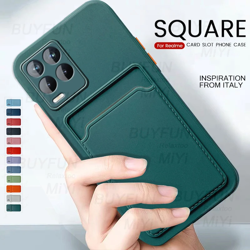square card slot holder soft silicone back cover for realme 8 pro c21 c21y case relme realmy realmi narzo 30 5g shockproof coque
square card slot holder soft silicone back cover for realme 8 pro c21 c21y case relme realmy realmi narzo 30 5g shockproof coque