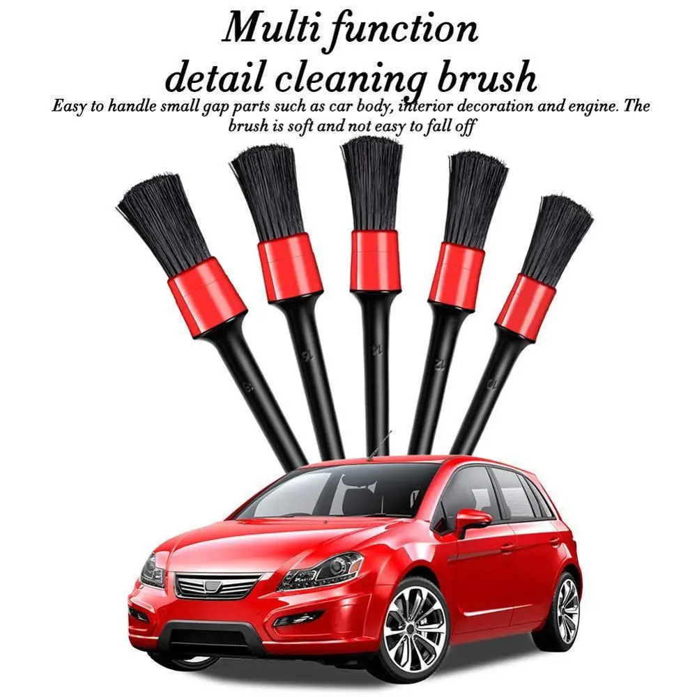 High Quality 5Pcs Natural Boar Hair Cleaning Brush Auto Detailing Brush Set Car Cleaning Brushes New
High Quality 5Pcs Natural Boar Hair Cleaning Brush Auto Detailing Brush Set Car Cleaning Brushes New