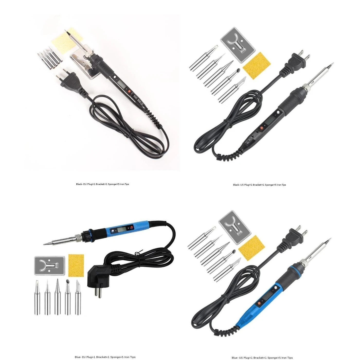 80W Electric Soldering Iron Pen Digital LCD Electric Soldering Iron Set With Regulator US /EU Plug BGA Welding Repairing Tool
80W Electric Soldering Iron Pen Digital LCD Electric Soldering Iron Set With Regulator US /EU Plug BGA Welding Repairing Tool