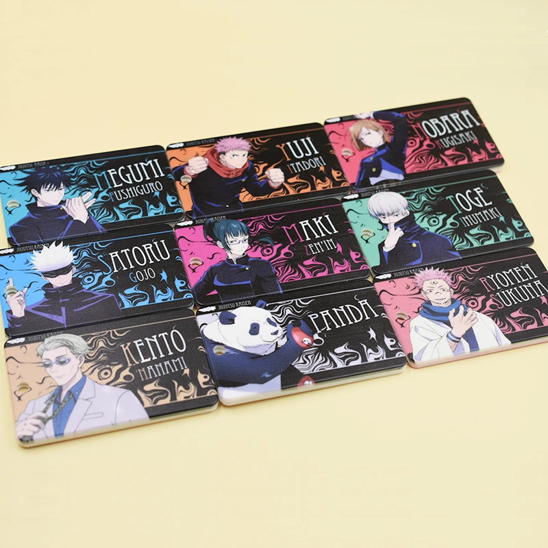 Jujutsu Kaisen Kugisaki Nobara Gojo Satoru Yuji Itadori Student ID Bus Bank Card Holder Keychain Card Case Cover Pendant Toy
Jujutsu Kaisen Kugisaki Nobara Gojo Satoru Yuji Itadori Student ID Bus Bank Card Holder Keychain Card Case Cover Pendant Toy
