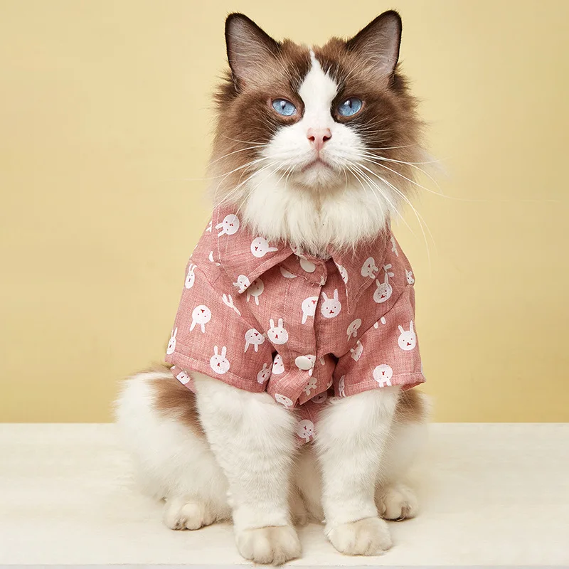 Pet Cat Dog Clothes for Small Dog Cat Chihuahua French Bulldog Sphinx Hairless Cat Comfortable Breathable Printed Shirt
Pet Cat Dog Clothes for Small Dog Cat Chihuahua French Bulldog Sphinx Hairless Cat Comfortable Breathable Printed Shirt