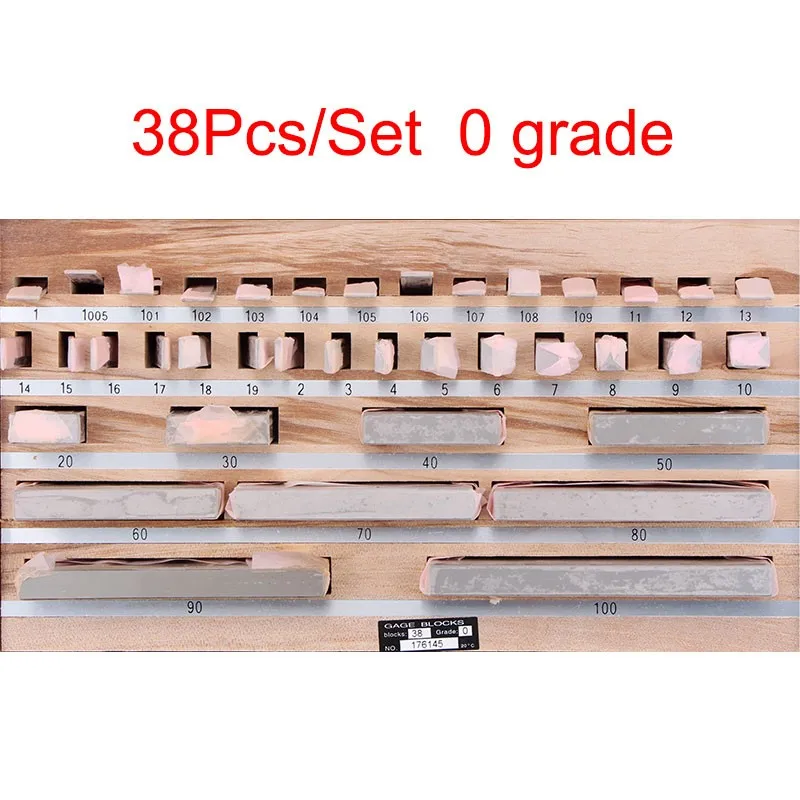 38Pcs/Set 0 Level 1 Detection Block Gauge Caliper Block Measuring Instrument 38 Pieces 1 White Steel Block Gauge Block Fast Ship
38Pcs/Set 0 Level 1 Detection Block Gauge Caliper Block Measuring Instrument 38 Pieces 1 White Steel Block Gauge Block Fast Ship