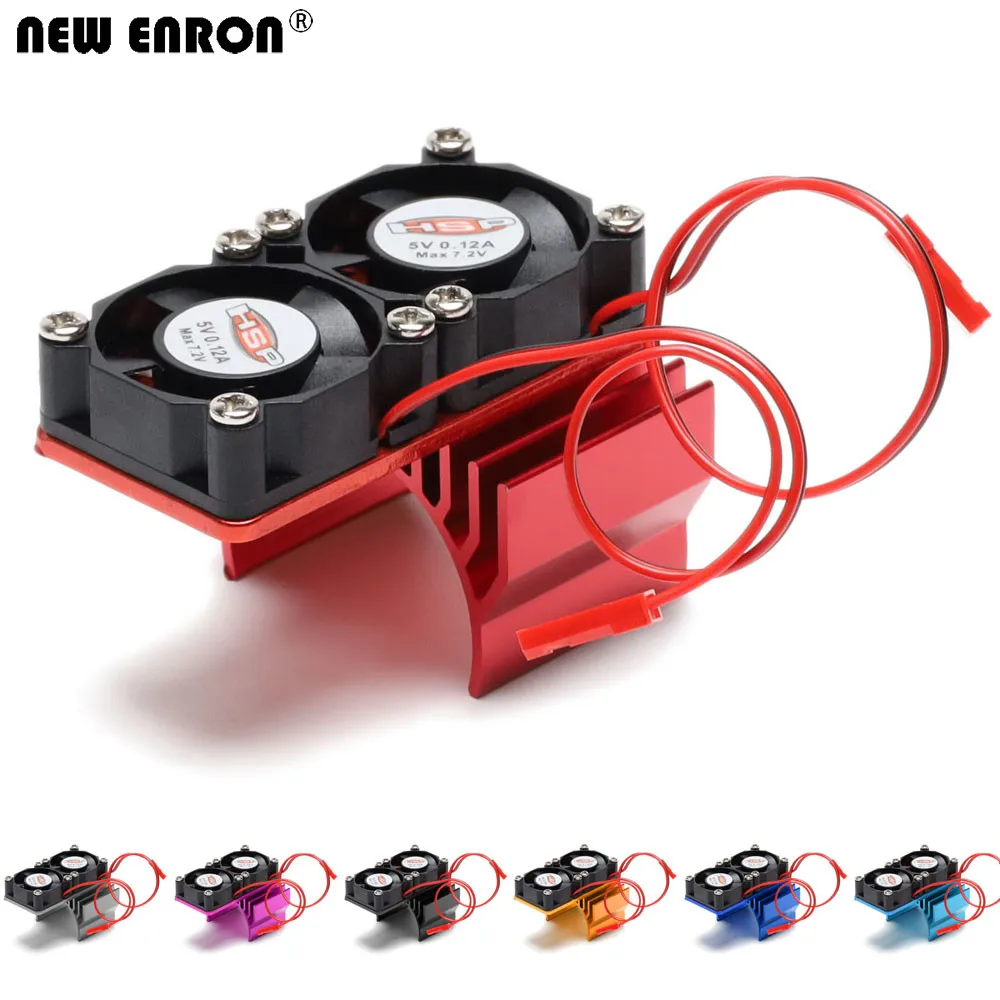 NEW ENRON Alloy & Plastic 36mm Electric 540 3650 Motor Cover Heat Sink Twin Cooling Fan 1P For RC Car 1/10 Axial TRAXXAS HPI HSP
NEW ENRON Alloy & Plastic 36mm Electric 540 3650 Motor Cover Heat Sink Twin Cooling Fan 1P For RC Car 1/10 Axial TRAXXAS HPI HSP