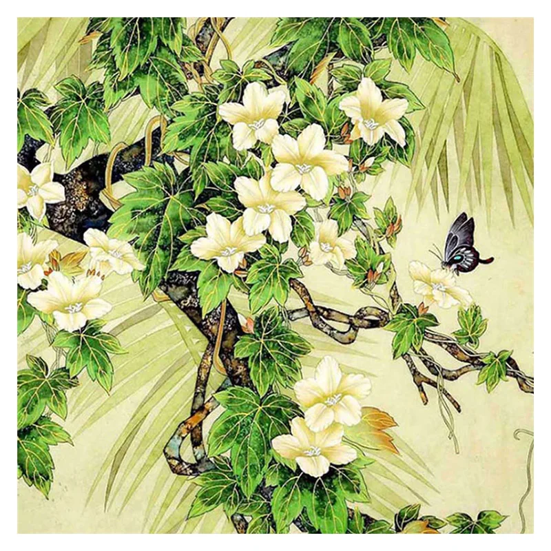 Cross Stitch Kits Flowers and Butterflies Picture Chinese Cross Stitch Printed on Canva,Sets For Full embroidery Needlework
Cross Stitch Kits Flowers and Butterflies Picture Chinese Cross Stitch Printed on Canva,Sets For Full embroidery Needlework