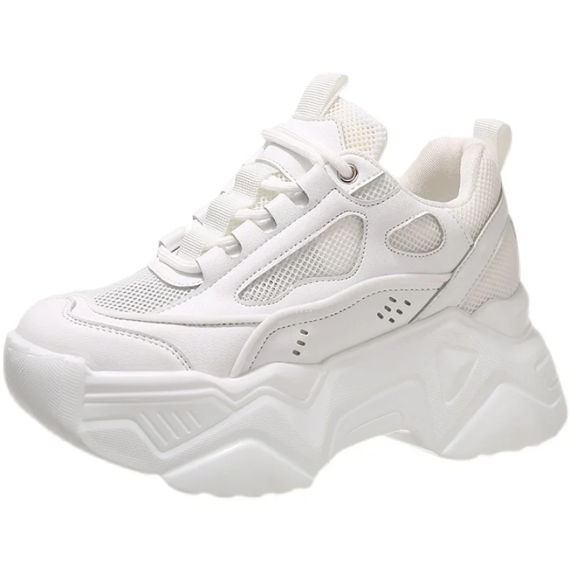 Thick-Soled Increased Casual Sports Shoes Spring And Summer New Low-Top Lace-Up Mesh Breathable Ladies Single Shoes
Thick-Soled Increased Casual Sports Shoes Spring And Summer New Low-Top Lace-Up Mesh Breathable Ladies Single Shoes