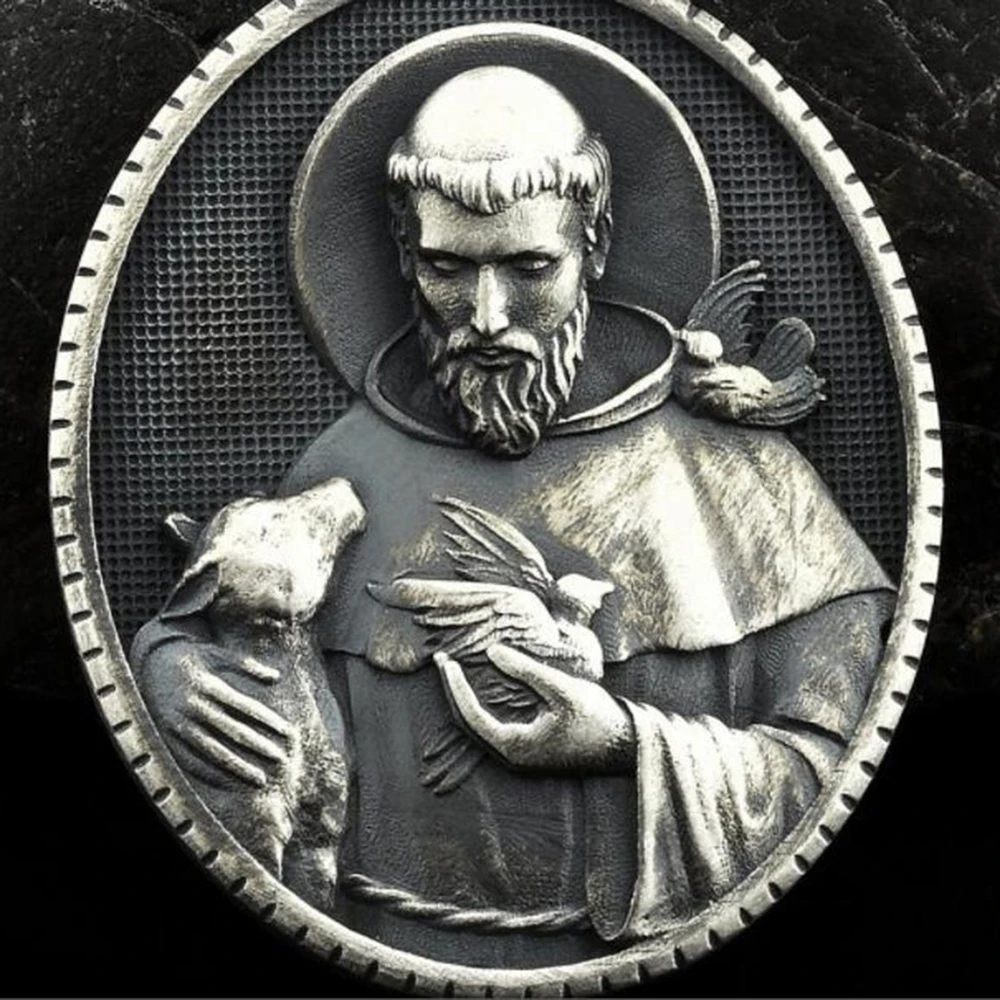 Christian St Francis Medal pendant religious belief Catholic men's Pendant Necklace Pendants and necklaces
Christian St Francis Medal pendant religious belief Catholic men's Pendant Necklace Pendants and necklaces