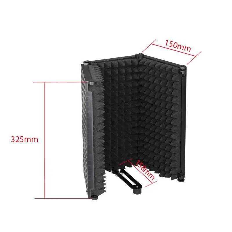 2021 New Portable Microphone Isolation Cover, Adjustable Sound Insulation Angle, Foldable, Microphone Windshield
2021 New Portable Microphone Isolation Cover, Adjustable Sound Insulation Angle, Foldable, Microphone Windshield