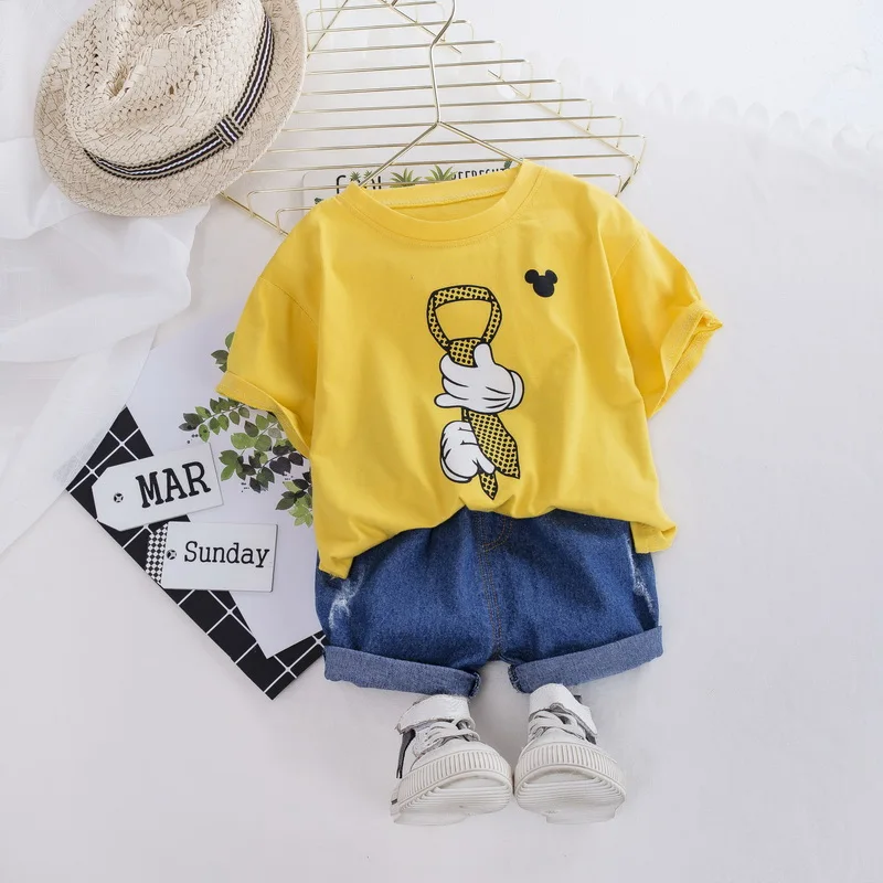 Baby Boys Clothing 2021 New Fashion Summer Toddler Baby Cartoon Clothes Set Casual Cartoon T-shirt and Pants Kids Clothing Sets
Baby Boys Clothing 2021 New Fashion Summer Toddler Baby Cartoon Clothes Set Casual Cartoon T-shirt and Pants Kids Clothing Sets