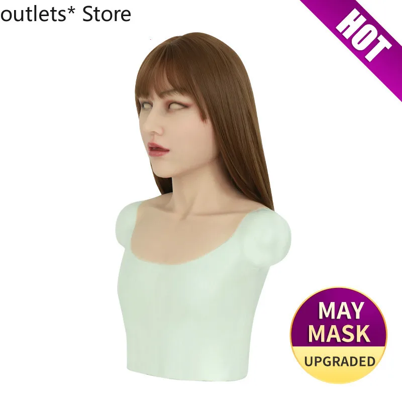 Mask Silicone Artificial Realistic Long Neck Mask for Crossdresser Halloween Transgender Shemale Sexy Cosplay
Mask Silicone Artificial Realistic Long Neck Mask for Crossdresser Halloween Transgender Shemale Sexy Cosplay
