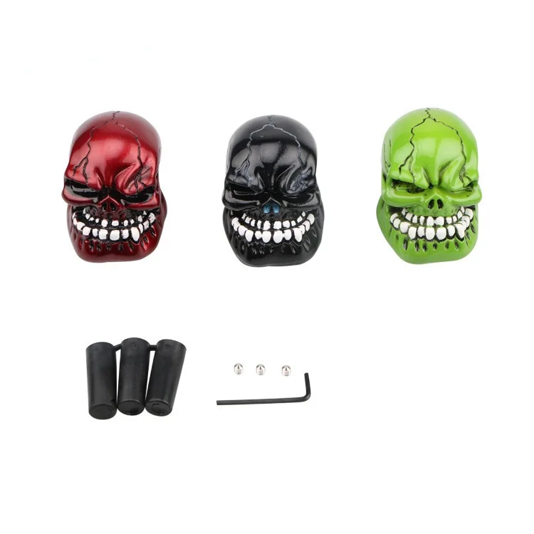 1X Big Tooth Skull Manual Gear Shift Knob Hand Shift Head Handball Lever Skeleton wave stick head gear lever Universal Gear Head
1X Big Tooth Skull Manual Gear Shift Knob Hand Shift Head Handball Lever Skeleton wave stick head gear lever Universal Gear Head
