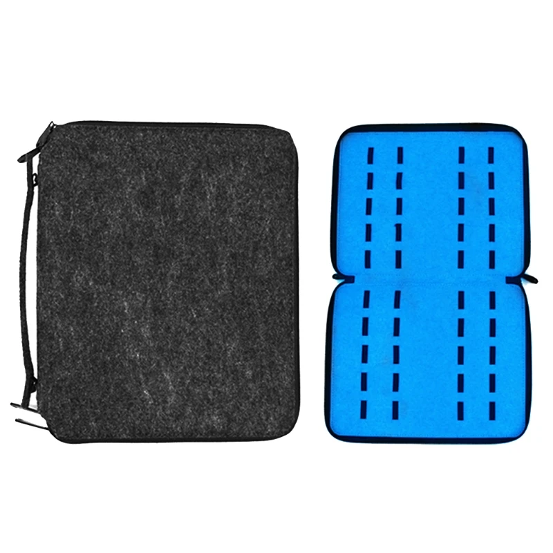 40 Slot Felt Watch Strap Storage Case Watchband Holder Organizer Box Zipper Bag Travel Portable Double Layer Bracelet Pouch 40JB
40 Slot Felt Watch Strap Storage Case Watchband Holder Organizer Box Zipper Bag Travel Portable Double Layer Bracelet Pouch 40JB