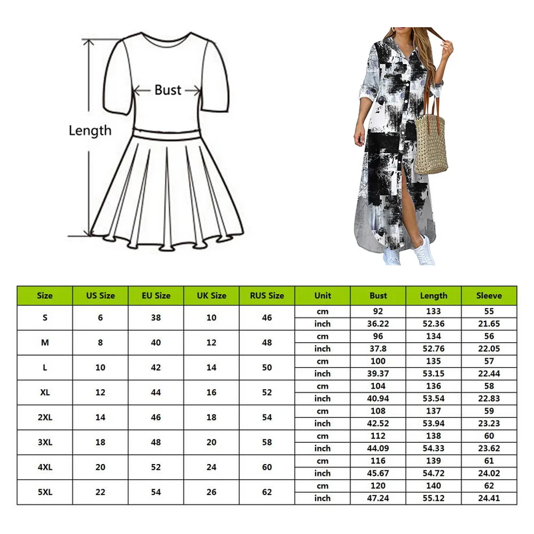 Elegant Women Button Down Long Shirt Dress Summer Lapel Neck Maxi Party Dress Casual Loose Long Sleeve Beach Dresses Vestidos
Elegant Women Button Down Long Shirt Dress Summer Lapel Neck Maxi Party Dress Casual Loose Long Sleeve Beach Dresses Vestidos