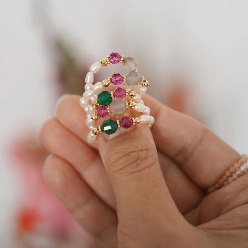New Trend 2021 Natural Stone Rings for Women Retro Bohemian Freshwater Pearl Rings Jewelry Halloween Christmas Party Gifts
New Trend 2021 Natural Stone Rings for Women Retro Bohemian Freshwater Pearl Rings Jewelry Halloween Christmas Party Gifts