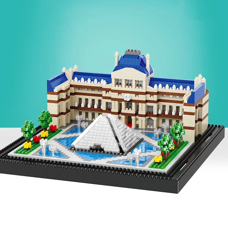 Balody 16076 World Architecture Paris Louvre Museum 3D Model DIY Mini Diamond Blocks Bricks Building Toy for Children no Box
Balody 16076 World Architecture Paris Louvre Museum 3D Model DIY Mini Diamond Blocks Bricks Building Toy for Children no Box