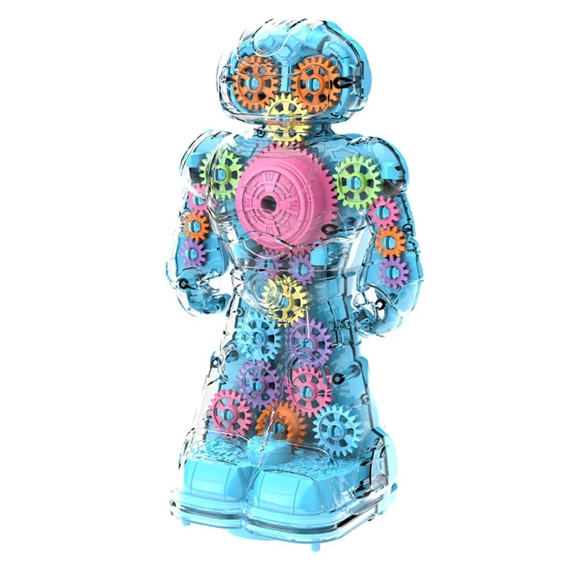 8’’ Baby Gear Robot Toy Musical Toy w/ Flash Light Universal Wheel Transparent Shell for Toddler Girls Boys Ideal Gift
8’’ Baby Gear Robot Toy Musical Toy w/ Flash Light Universal Wheel Transparent Shell for Toddler Girls Boys Ideal Gift