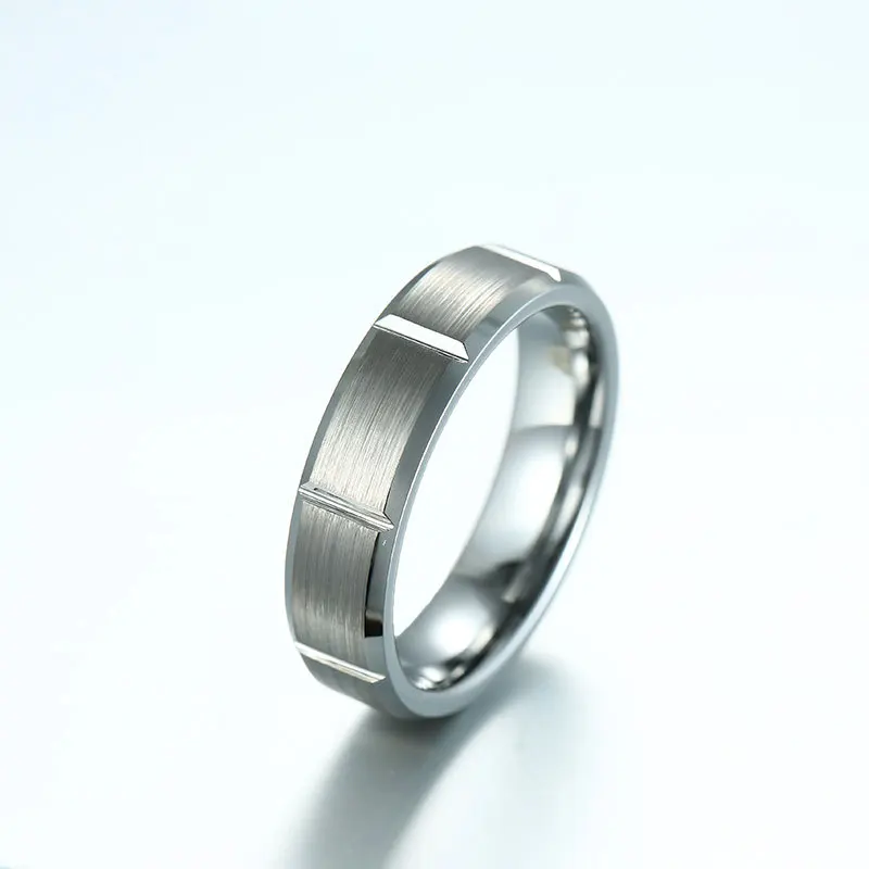 Couple Rings unisex 2021 trendy tungsten steel silver color classic European and American Personality simple retro
Couple Rings unisex 2021 trendy tungsten steel silver color classic European and American Personality simple retro