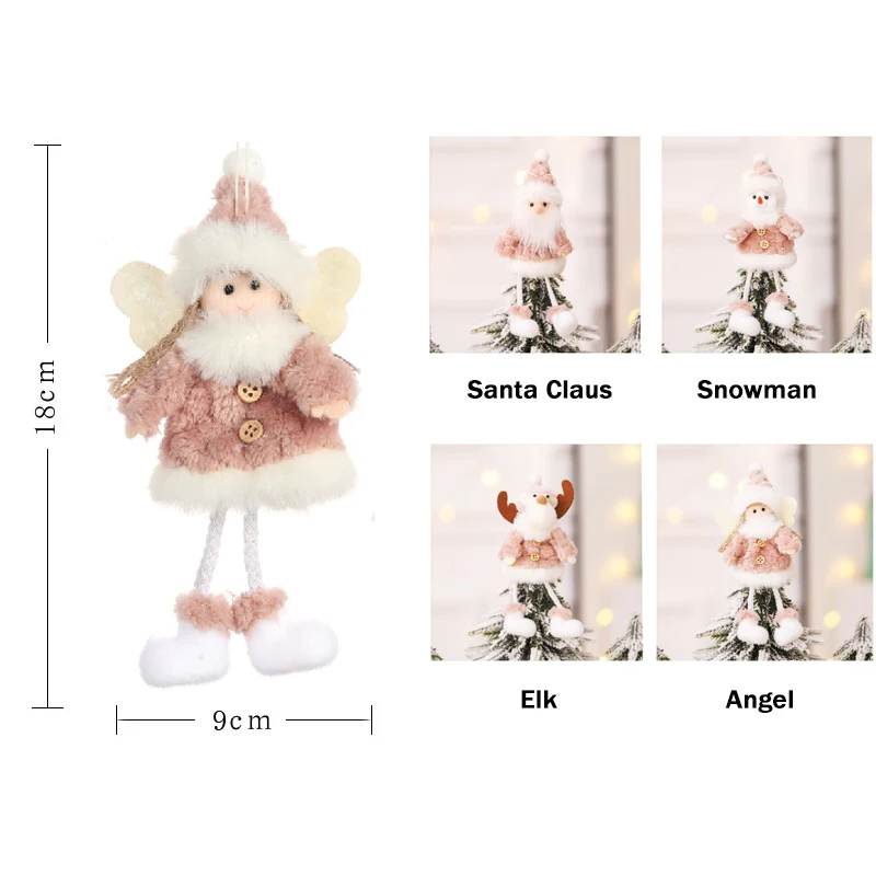 Christmas Cute Santa Claus Snowman Elk Angel Christmas Tree Xmas Decor Gift Christmas Doll Pendant Toy For New Year 2021
Christmas Cute Santa Claus Snowman Elk Angel Christmas Tree Xmas Decor Gift Christmas Doll Pendant Toy For New Year 2021