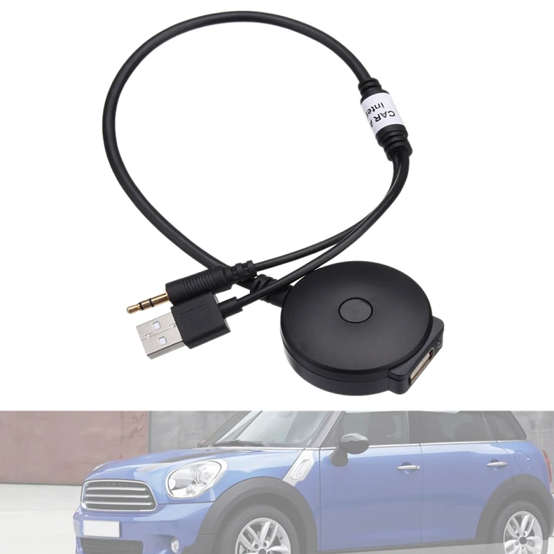 Автомобильный беспроводной Bluetooth аудио AUX и USB музыкальный адаптер кабель для BMW Mini Cooper
Автомобильный беспроводной Bluetooth аудио AUX и USB музыкальный адаптер кабель для BMW Mini Cooper