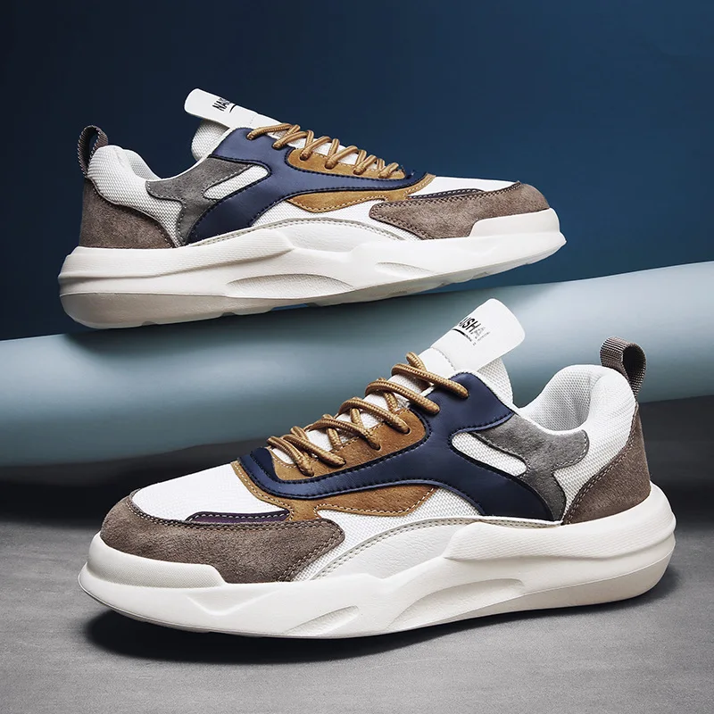 New Men Sneakers Spring Summer Genuine Leather Breathable Mesh Casual Shoes Fashion Comfortable Casual Sport Shoes Trainers
New Men Sneakers Spring Summer Genuine Leather Breathable Mesh Casual Shoes Fashion Comfortable Casual Sport Shoes Trainers
