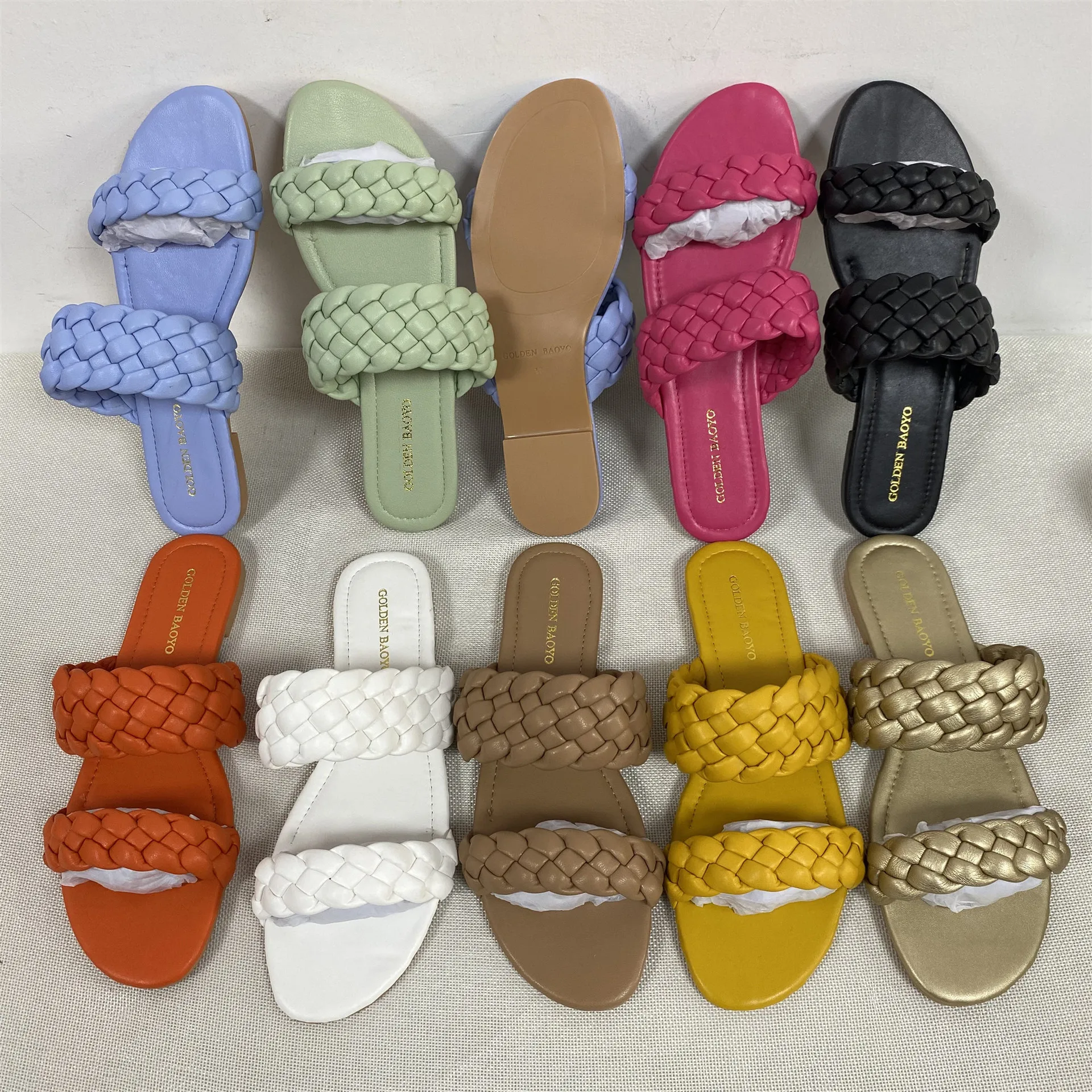 Summer Double Braid Modern Sandals Women 2021 New Flat Slides Leather Fashion Casual Slip on Sandals Woman Outdoor Beach Shoes
Summer Double Braid Modern Sandals Women 2021 New Flat Slides Leather Fashion Casual Slip on Sandals Woman Outdoor Beach Shoes