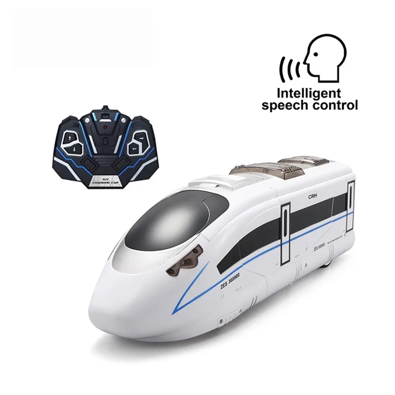 High Simulation Remote Control RC Robot Train Voice Control robot Train Toy model One Key deformation robot & train with sound
