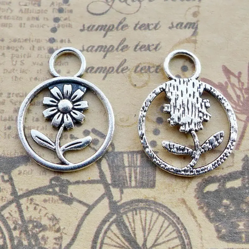 RAINXTAR Alloy Jewelry DIY Daisy Flower Charms For Necklace Making 17*23mm 20pcs AAC076
RAINXTAR Alloy Jewelry DIY Daisy Flower Charms For Necklace Making 17*23mm 20pcs AAC076