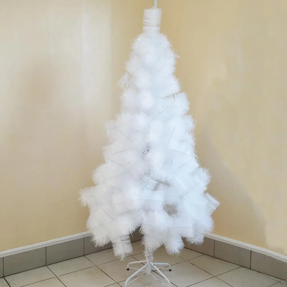 Белоснежная рождественская елка сосна с густыми сосновыми ветками Perfect 4 в