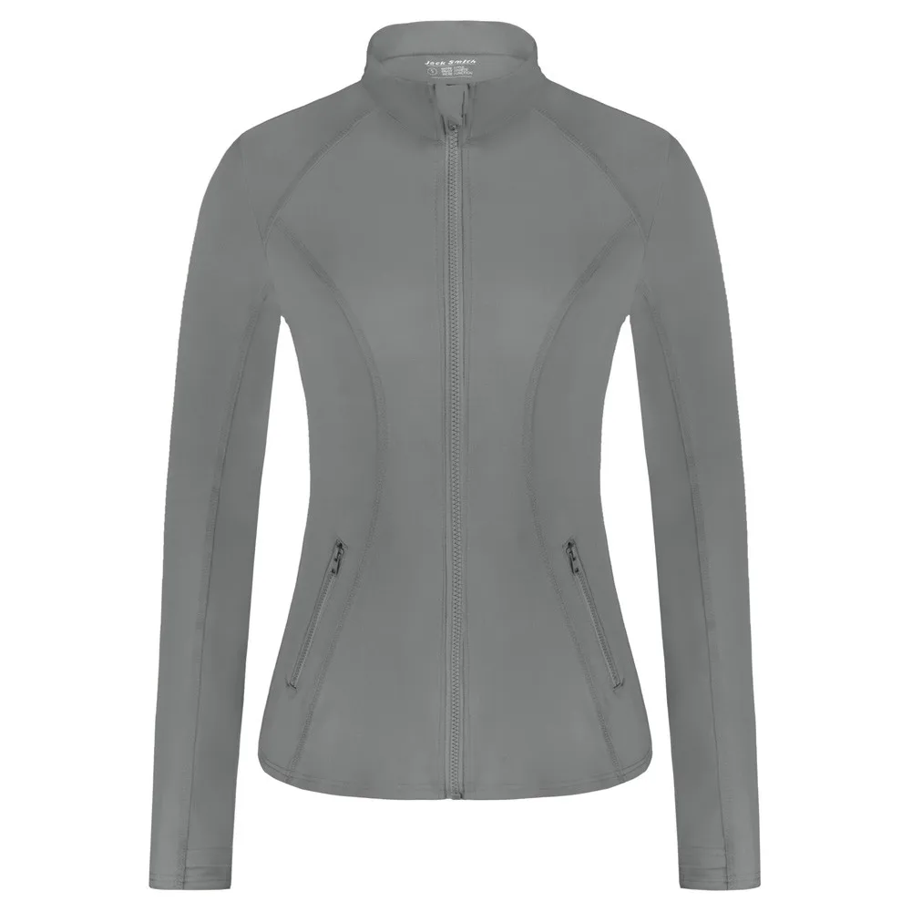BP Women Autumn Fitness Sport Jacket With Thumb Hole Yoga Shirt Zipper Stand Collar All-Way Stretchy Long Sleeve Zip-up Gym Coat
BP Women Autumn Fitness Sport Jacket With Thumb Hole Yoga Shirt Zipper Stand Collar All-Way Stretchy Long Sleeve Zip-up Gym Coat