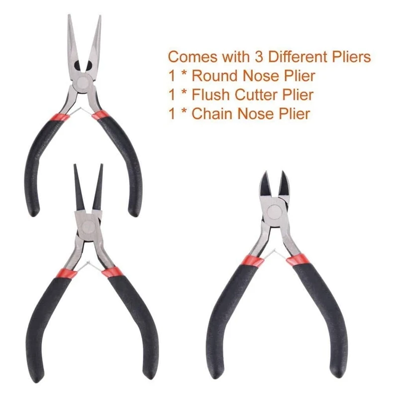 Jewelry Making Supplies Kit, Jewelry Repair Tools with Accessories, Jewelry Findings for Adult and Beginners
Jewelry Making Supplies Kit, Jewelry Repair Tools with Accessories, Jewelry Findings for Adult and Beginners