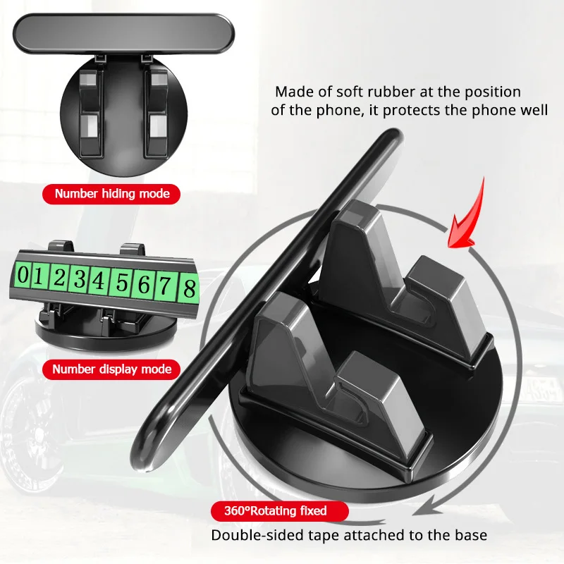 Luminous Car Temporary Parking Card Phone Number Card Plate Car Park Stop Sign 360 Degree Rotation Auto Phone GPS Holder Stand
Luminous Car Temporary Parking Card Phone Number Card Plate Car Park Stop Sign 360 Degree Rotation Auto Phone GPS Holder Stand