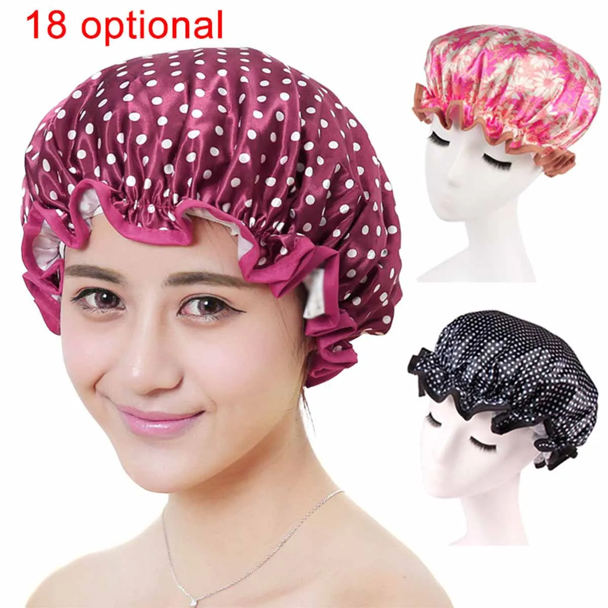 1Pcs Thick Waterproof Bath Hat Double Layer Shower Hair Cover Women Supplies Shower Cap Bathroom Accessories Dropshipping
1Pcs Thick Waterproof Bath Hat Double Layer Shower Hair Cover Women Supplies Shower Cap Bathroom Accessories Dropshipping