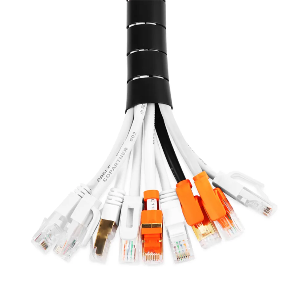 Flexible Cable Organizer 2M Soft Silicone Pipe Cord Protector Spiral Line Fixer Cable Winder Desk Organizer Cable Accessories
Flexible Cable Organizer 2M Soft Silicone Pipe Cord Protector Spiral Line Fixer Cable Winder Desk Organizer Cable Accessories