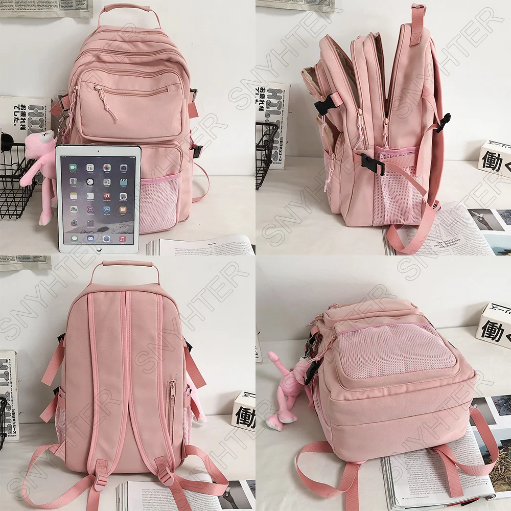 Men Women Kawaii Mesh waterproof Backpacks Cool Fashion Boy Girls Harajuku Student Net Bag Laptop Cute Backpack Travel Book Bags
Men Women Kawaii Mesh waterproof Backpacks Cool Fashion Boy Girls Harajuku Student Net Bag Laptop Cute Backpack Travel Book Bags