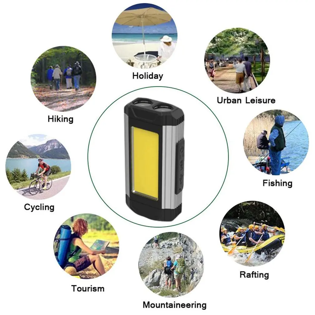 USB Rechargeable COB Work Light Super Bright LED Flashlight Camping Lamp With Tail Magnet Waterproof Adjustable Lantern
USB Rechargeable COB Work Light Super Bright LED Flashlight Camping Lamp With Tail Magnet Waterproof Adjustable Lantern