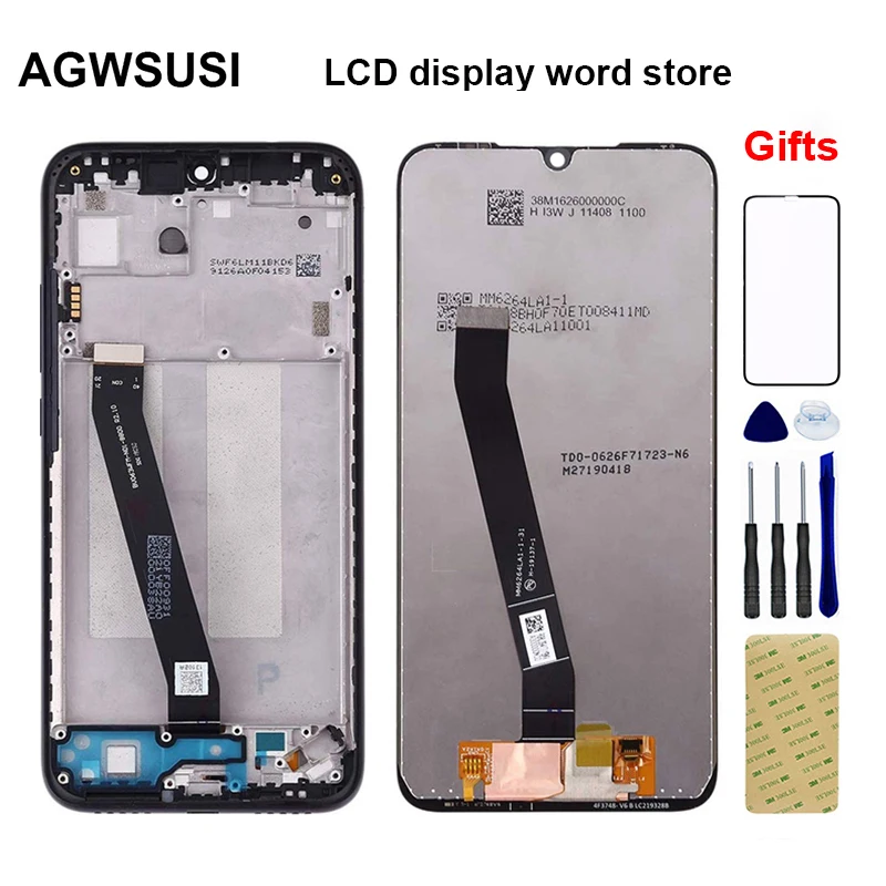 ЖК-дисплей с сенсорным экраном и дигитайзером в сборе для Xiaomi Redmi 7, сменный ЖК-экран
ЖК-дисплей с сенсорным экраном и дигитайзером в сборе для Xiaomi Redmi 7, сменный ЖК-экран