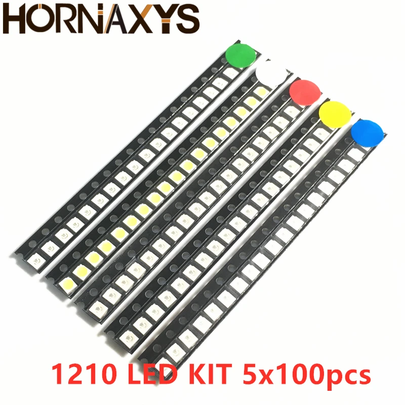 500 шт. = 5 цветов x 100 шт. 5050 5730 1210 1206 0805 SMD светодиодный комплект диодов красный/зеленый/синий/белый/желтый
500 шт. = 5 цветов x 100 шт. 5050 5730 1210 1206 0805 SMD светодиодный комплект диодов красный/зеленый/синий/белый/желтый