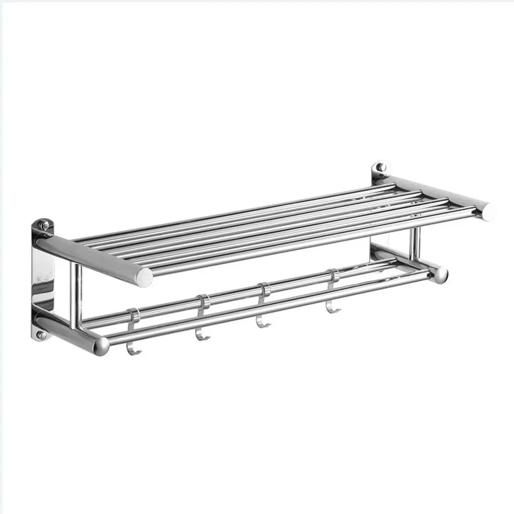 Bathroom Towel Holder Bathroom Organizer Stainless Steel Wall-mounted Towel Rack Home Hotel Wall Shelf Hardware Accessory
Bathroom Towel Holder Bathroom Organizer Stainless Steel Wall-mounted Towel Rack Home Hotel Wall Shelf Hardware Accessory