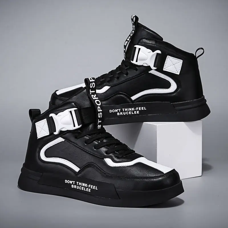 2022 New Arrival High Top Casual Skateboarding Shoes Men Messi Black Colors Fashion Sneakers Outdoor Leisure Men's Casual Shoes
2022 New Arrival High Top Casual Skateboarding Shoes Men Messi Black Colors Fashion Sneakers Outdoor Leisure Men's Casual Shoes
