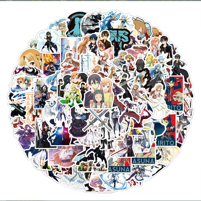 10/50/100pcs Sword Art Online Stickers Decal For Diy Laptop Suitcase Car Trunk Anime Sticker Cute Toy Kids Children
10/50/100pcs Sword Art Online Stickers Decal For Diy Laptop Suitcase Car Trunk Anime Sticker Cute Toy Kids Children