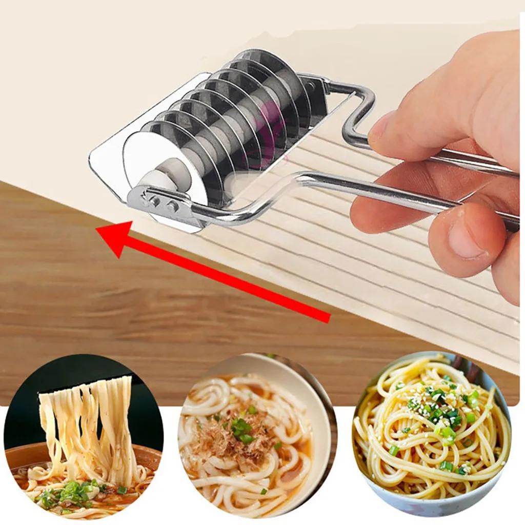 Stainless steel manual dough noodle vegetable cutter slicer roller noodles cutters maker kitchen baking & pastry cutting tools
Stainless steel manual dough noodle vegetable cutter slicer roller noodles cutters maker kitchen baking & pastry cutting tools