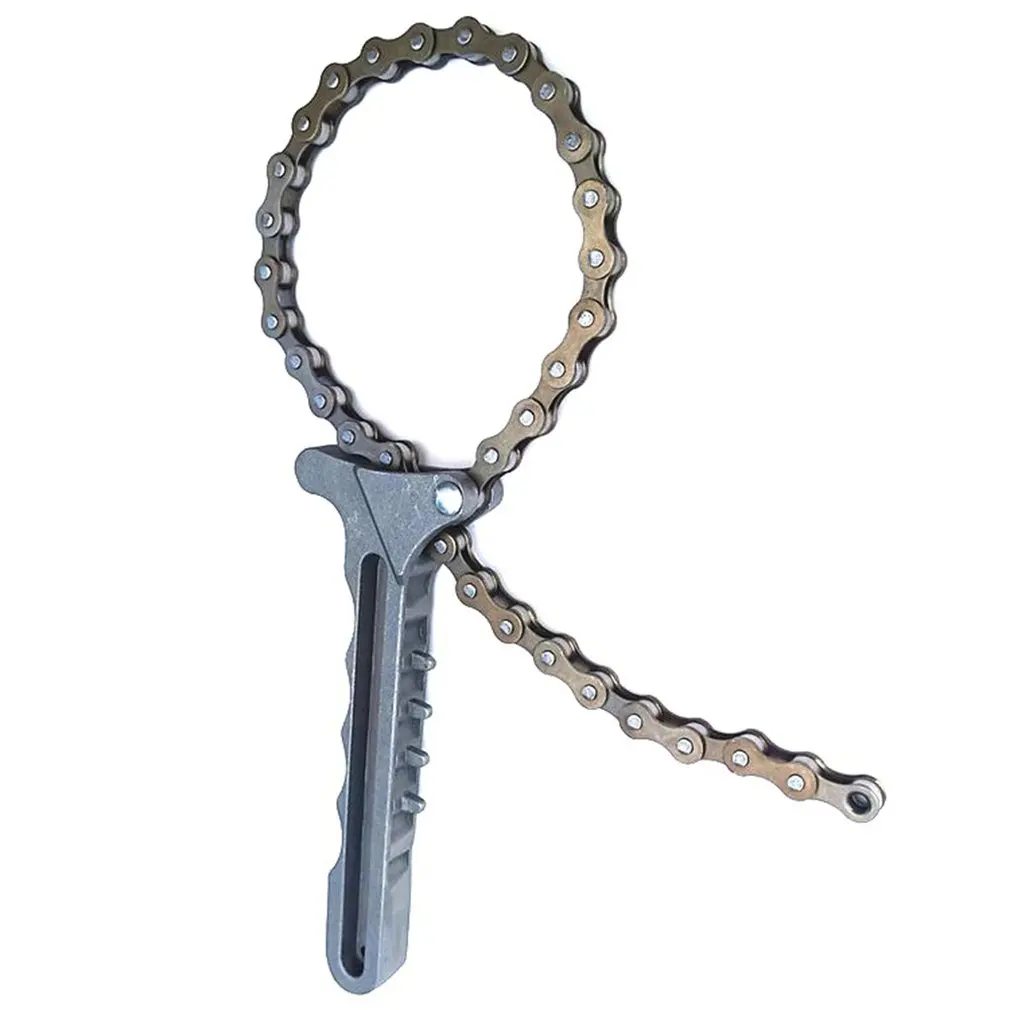 Adjustable Car Engine Oil Filter Aluminum + Steel Chain Grip Key Wrench Remover Tools Car Repair Tools
Adjustable Car Engine Oil Filter Aluminum + Steel Chain Grip Key Wrench Remover Tools Car Repair Tools