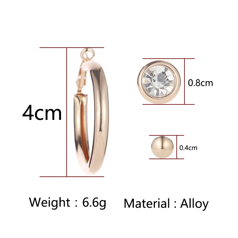 3Pcs Women Earrings Circle Stud Earrings Set
3Pcs Women Earrings Circle Stud Earrings Set