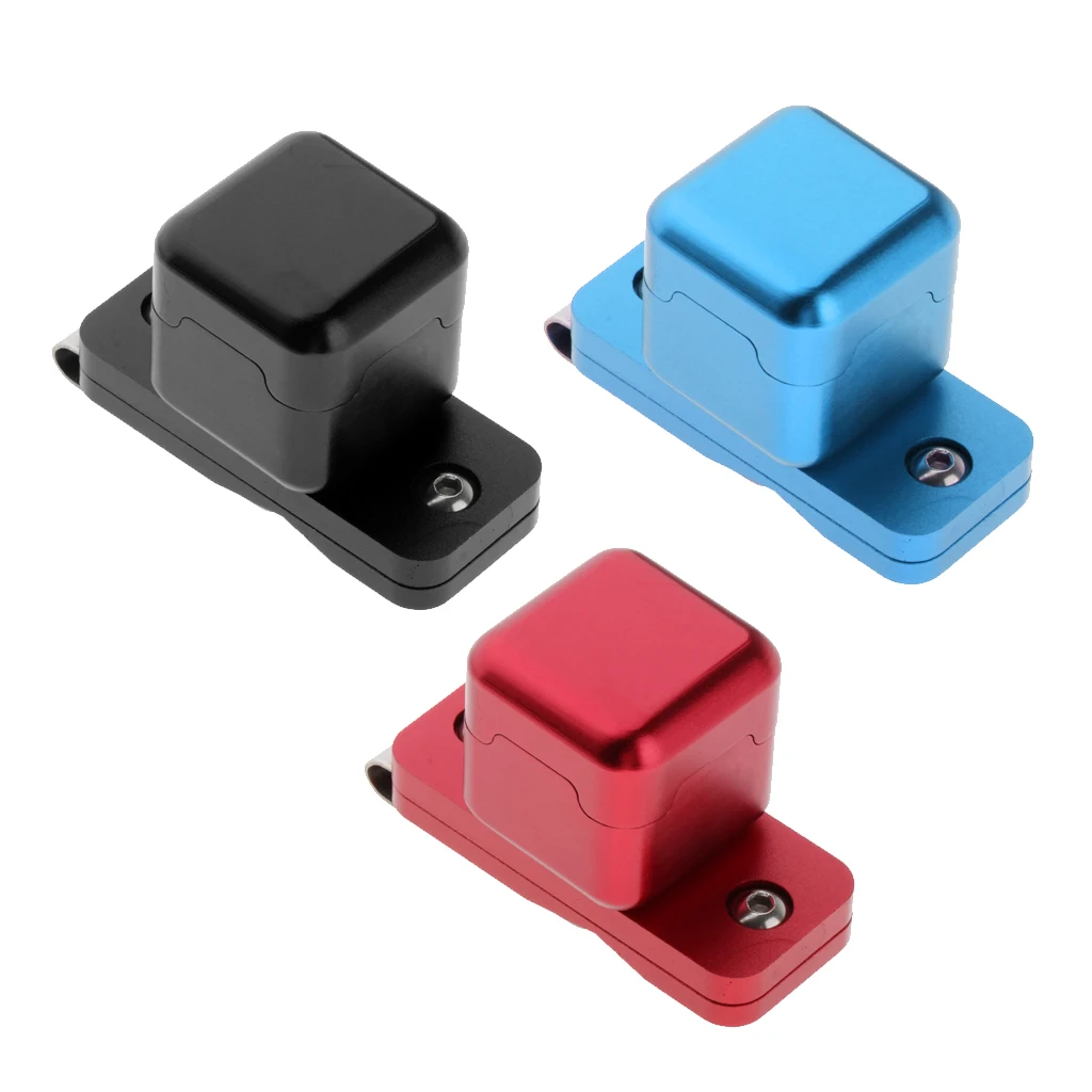 Magnetic Pool Cue Chalk Holder with Clip - Lightweight Aluminum Billiards Snooker Stick Tip Chalk Case - Red & Black
Magnetic Pool Cue Chalk Holder with Clip - Lightweight Aluminum Billiards Snooker Stick Tip Chalk Case - Red & Black