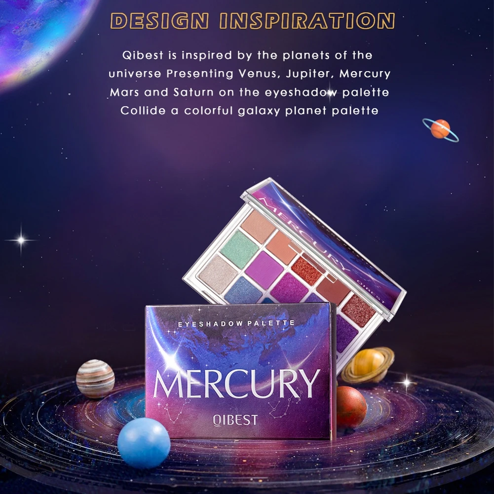 Glitter Eyeshadow Palette 15 Colors Planet Holographic Pigment Matte Shimmer Eye Shadow Powder Shiny Eye Makeup Pallete
Glitter Eyeshadow Palette 15 Colors Planet Holographic Pigment Matte Shimmer Eye Shadow Powder Shiny Eye Makeup Pallete