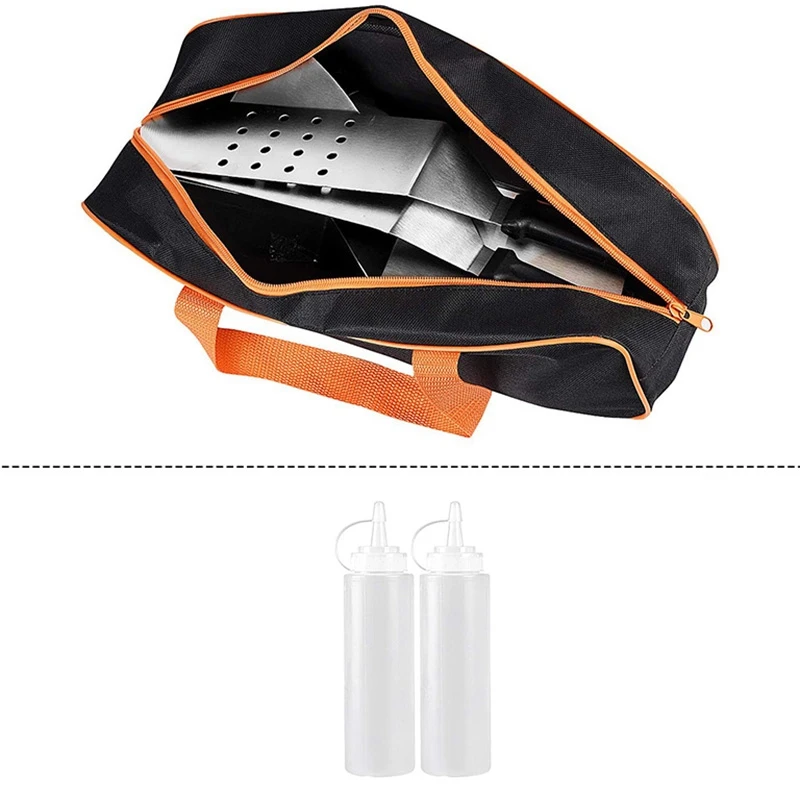 Blackstone Griddle Accessories, 14-Piece Restaurant Grade Flat Top Grill Accessories, with Spatulas& Scraper& Carry Bag
Blackstone Griddle Accessories, 14-Piece Restaurant Grade Flat Top Grill Accessories, with Spatulas& Scraper& Carry Bag