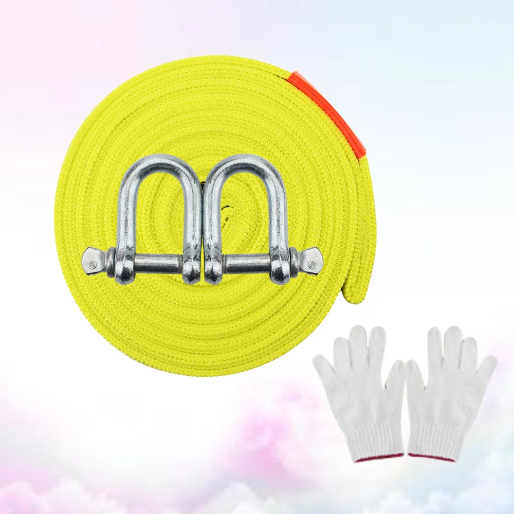 1 Set 5m 5Ton Car Trailer Rope Practical Durable Outdoor Emergency Kit Nylon Tow Rope Double Thicken Car Trailer with Random Col
1 Set 5m 5Ton Car Trailer Rope Practical Durable Outdoor Emergency Kit Nylon Tow Rope Double Thicken Car Trailer with Random Col